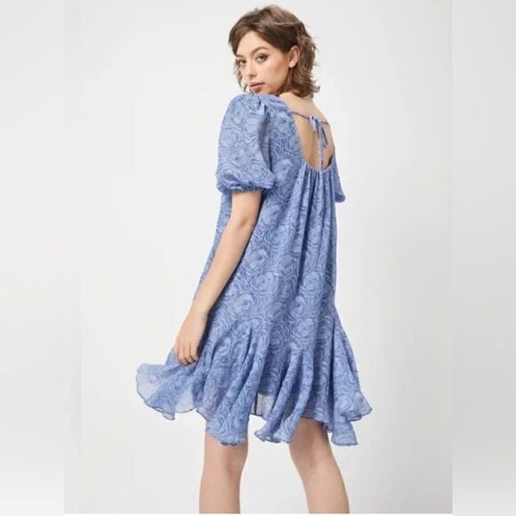 ELLIATT Psyche Dress in Blue - Picture 3 of 3